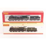 2 Hornby Railways OO tender locomotives. A BR Royal Scot Class 7P 4-6-0 Black Watch, RN 46102 (R.