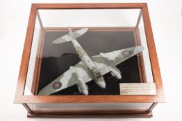 An impressive 1:24 scale Peter Cooke Model of an R.A.F. De Havilland Mosquito FB-V1. Made by the
