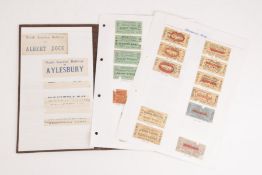 28x Metropolitan Railway tickets. Including examples dating from 1897 to 1923. Together with 33x