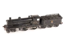 A clockwork Bing for Bassett-Lowke O gauge 4-4-0 tender locomotive. As George the Fifth, 25350, in