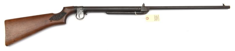 A .177” pre war BSA break action air rifle, number B193 (1935), the BSA trade mark in front of