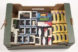 A quantity of diecast vehicles and railway trackside vehicles by EFE, Corgi, Oxford Diecast,
