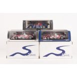 5x 1:43 scale MG competition cars by Spark. MG Lola EX264 AER Team RML, R. Mallock RN25, LM2007.