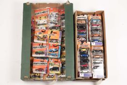 A quantity of Matchbox 60 Series, MBX Metal Series, etc. 42x carded diecast vehicles including; '
