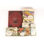 A Schauker's Stamp Album containing a number of 19th century stamps and 17 sets of Brooke Bond and