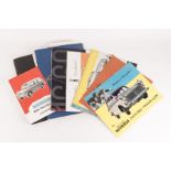 A small quantity of 1960s/70s car and Leyland commercial vehicle brochures, leaflets and paperwork