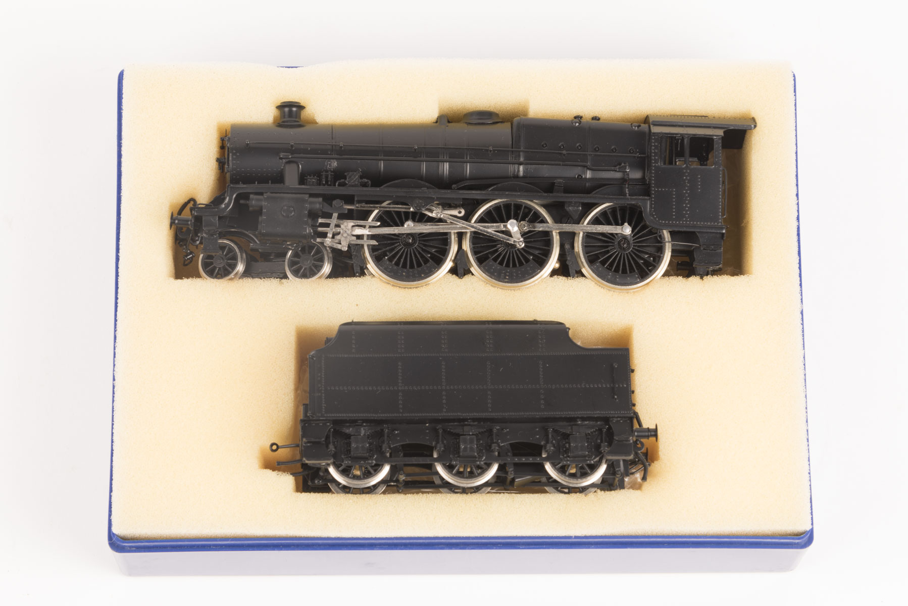 A Britrail brass OO LMS/BR Jubilee Class 5XP 4-6-0 tender locomotive. Factory painted example 36/