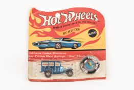 A scarce 1969 issue Mattel HotWheels ‘Californian Custom Miniatures’ 31 Ford Woody. Finished in