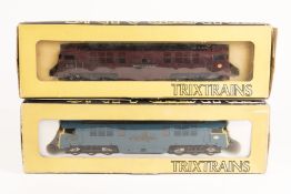 2 Trix locomotives. 2 BR class 52 Western Co-Co Diesel Hydraulic locomotives. Western Sovereign (
