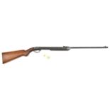 A .177” pre war Diana Model 27” break action air rifle, 42½” overall, the 18¾” rifled barrel with