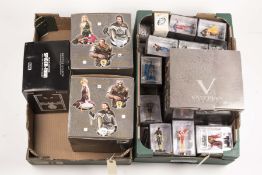41 DC Comic and Game of Thrones figurines. 3x Game of Thrones resin busts by Valyrian Resin.