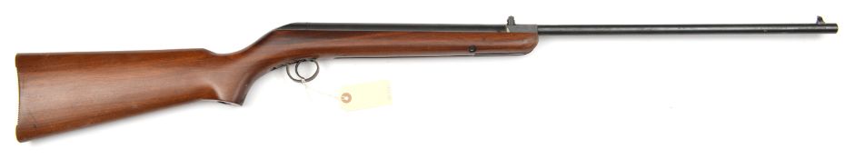 A .177” BSA Cadet Major break action air rifle, number CC11558 (1955-57), with clear air chamber