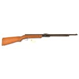 A .22” Hungarian Relum Model 322 underlever air rifle, number 15754, with beech wood stock. GWO &