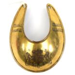 A rare Georgian Irish officer’s gilt gorget of the Royal Castlewellan Yeoman Infantry, engraved with