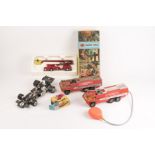 5 Corgi Toys. A Simon Snorkel Fire Engine (1127). A Ghia-Fiat 600 (242). A John Player Special F1