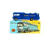 A Corgi Toys Ecurie Ecosse Racing Car Transporter (1126). An example in blue with orange lettering