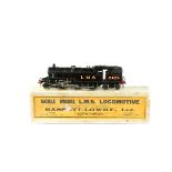 An impressive O gauge 3-rail electric Bassett-Lowke LMS Class 4P 2-6-4 tank locomotive RN 2425. An