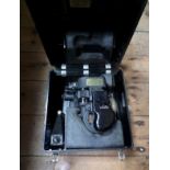 A WWII US Army Air Forces aircraft sextant type No AN-585143, in its fitted bakelite case. GC