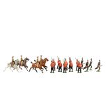 Britains Soldiers. Imperial Yeomanry from Set No.105 4 examples c. 1900 to 1925 mounted - London's