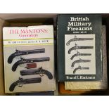 “British Military Firearms” by Blackmore, 1962; “The British Soldiers Firearm” by Roads, 1964; “