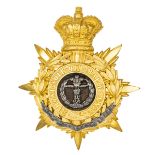 †A Vic officer’s gilt and silver plated HP of The Middlesex Regt, regimental device as for cap badge