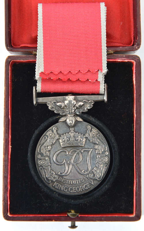 British Empire Medal for Meritorious Service, civil issue, Geo VI first type (Dereck H. Moseley)