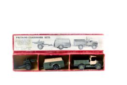 Britains Clockwork Sets No.2048. Comprising Beetle Lorry with Driver, clockwork Trailer, and 25-