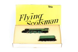 A Trix LNER Class A3 4-6-2 tender locomotive. Flying Scotsman RN 4472, in satin lined Apple green