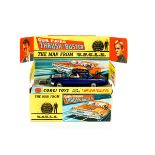 A Corgi Toys The Man From Uncle Thrush Buster (497). Oldsmobile in metallic purple-blue together