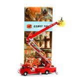 A Corgi Toys Simon Snorkel Fire Engine (1127). Boxed with information/instruction leaflet and one