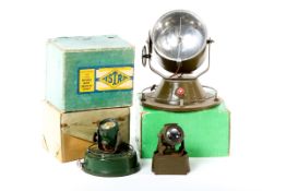 A rare Astra No.13 Super Searchlight. An impressive example with a 10cm diameter projector, with