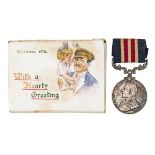 Military Medal, Geo V first type (1015 Pte J. C. Vaisey 22nd R Fus), GVF, in Princess Mary Christmas