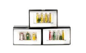 3 Avoncast 'Automobilia Collection' 3 & 4 Petrol Pump sets. All 1/43rd scale prototype examples -