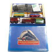 A French Train Hornby O gauge 3-rail electric train set; O-4E. A set released in 1950, comprising an