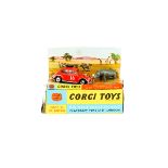 A Corgi Toys Volkswagen 1200 Rally (256). In East African Rally livery. Orange body , RN18, complete
