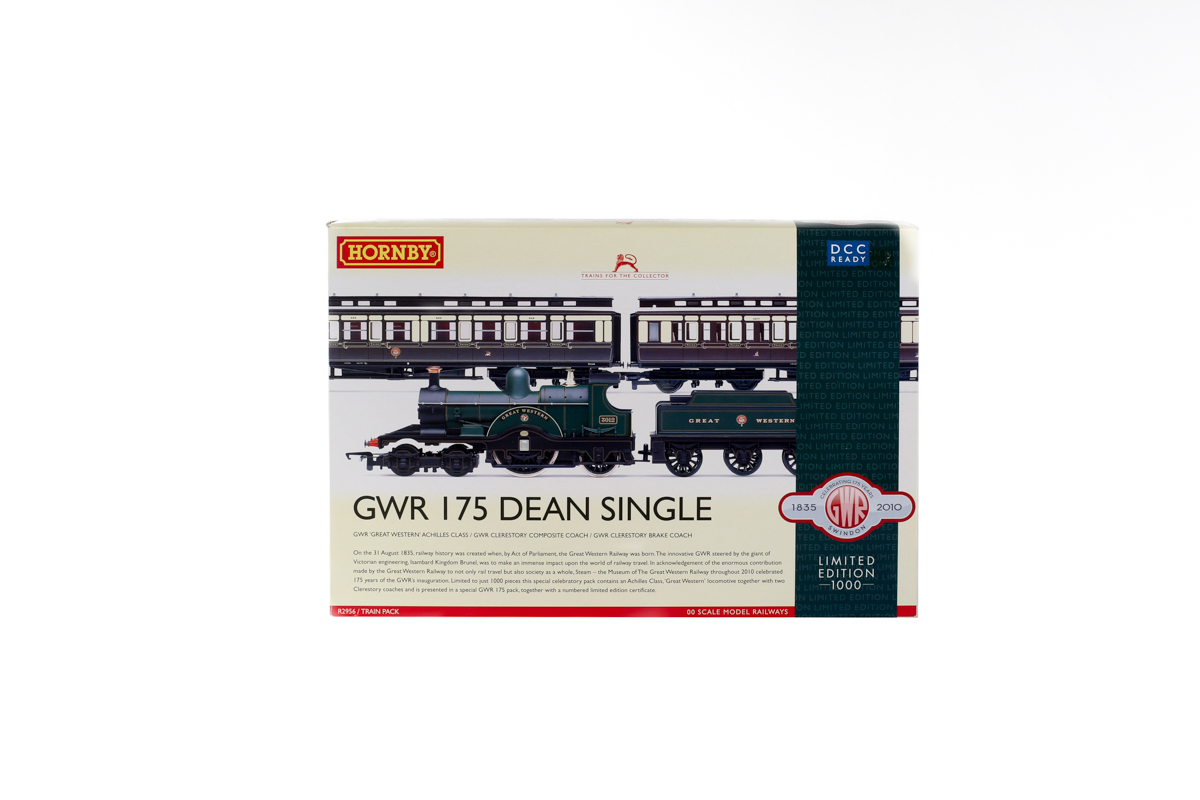 Hornby Railways Limited Edition Train Pack 'GWR 175 Dean Single'. Comprising GWR Dean 4-2-2 tender