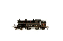 A Bing for Bassett-Lowke 0 Gauge clockwork Precursor 4-4-2 Tank locomotive. No.44 in lined black