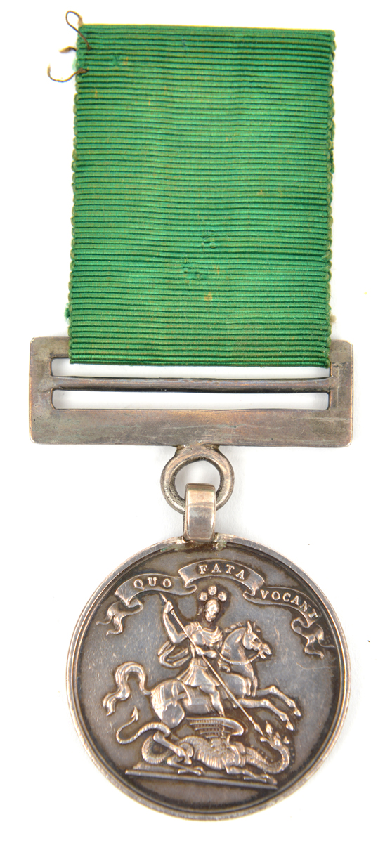 Northumberland Fusiliers: 5th Foot Order of Merit, silver example of post 1836 type (edge