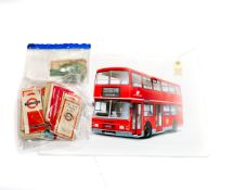 A quantity of bus and coach related maps, paintings and prints. 25+ LT Central Area bus maps,