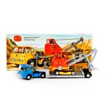 A Corgi Toys Gift Set No.27 Priestman Shovel on Machinery Carrier. Bedford Carrimore Machinery