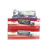 3 Corgi Trucks. Seddon Atkinson Strato Curtainside - Eddie Stobart Ltd Carlisle CC15403. MAN XLX -