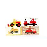 2 Dinky Toys. A Bedford TK Jones Fleetmaster Crane (970), in red with red interior and white