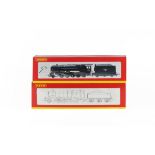 2 Hornby Railways steam locomotives. A BR class 2800 2-8-0 tender locomotive RN2861 R2202 in unlined