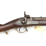An ex EIC 10 bore percussion “Fusil”, c 1843-45, 49½” overall, barrel 33” with traces of London