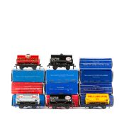 15 Hornby Dublo tank wagons. 3 Mobil - variations including Vacuum. 3 ESSO Royal Daylight