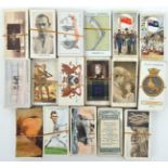 17 sets of cigarette cards including: Wills Speed, Irish Industries, Ships Badges, Rugby