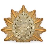 An Imperial German pickelhaube badge of Mecklenberg Strelitz. GC.