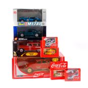 A quantity of various makes. Including 7x Coca-Cola related vehicles in a variety of scales; 1:18