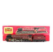 A Hornby Dublo 2-rail Locomotive and Tender, City of London (2226). In BR LMR lined maroon livery.