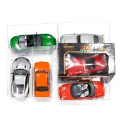 A quantity of mainly 1:18 scale vehicles. By Hot Wheels, AUTOart, Kyosho, Beanstalk, Joal, Maisto